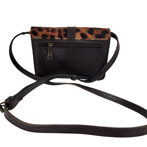 PATRICIA NASH ANIMAL PRINT CROSSBODY BAG "WITH FLAWS" - Picture 7 of 15